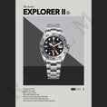 Load image into Gallery viewer, 'The Iconic' Watch Print Series - Rolex Explorer II - Black Dial