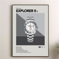Load image into Gallery viewer, 'The Iconic' Watch Print Series - Rolex Explorer II - Polar Dial