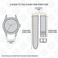 Load image into Gallery viewer, The Flaxby FKM Rubber Watch Strap - Green