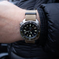 Load image into Gallery viewer, The Ryedale Ribbed Nylon Watch Strap - Mocha