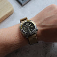 Load image into Gallery viewer, The Ryedale Ribbed Nylon Watch Strap - Mocha