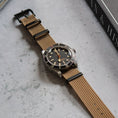 Load image into Gallery viewer, The Ryedale Ribbed Nylon Watch Strap - Mocha