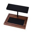 Load image into Gallery viewer, The Foxton Watch Stand MKII - Charbon Black & American Black Walnut