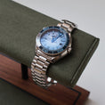 Load image into Gallery viewer, The Foxton Watch Stand MKII - Forest Green & American Black Walnut