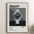 Load image into Gallery viewer, 'The Iconic' Watch Print Series - Omega Seamaster Professional 300 - Black Dial