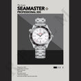 Load image into Gallery viewer, 'The Iconic' Watch Print Series - Omega Seamaster Professional 300 - White Dial