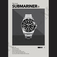 Load image into Gallery viewer, 'The Iconic' Watch Print Series - Rolex Submariner, No-Date