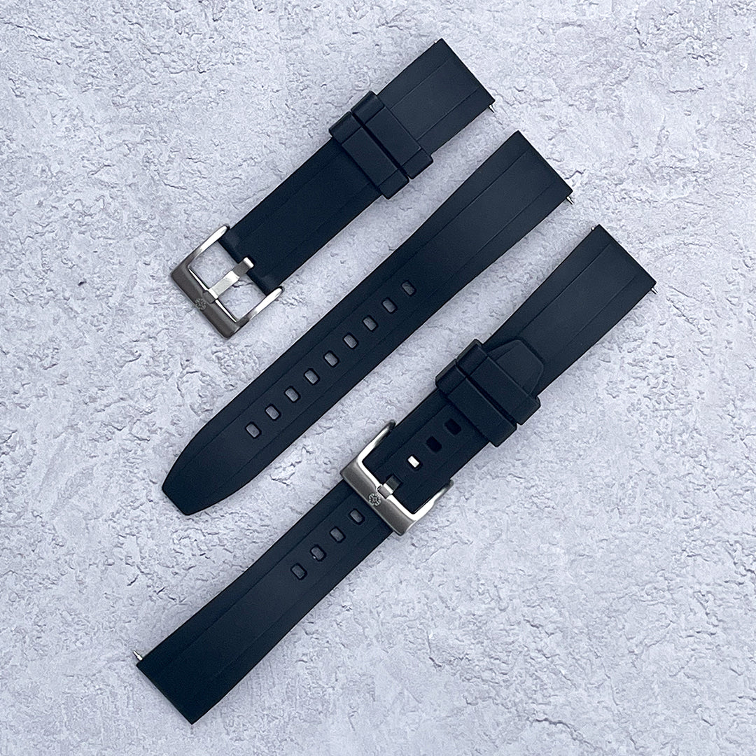 The Fulford FKM Rubber Watch Strap Bundle