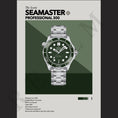 Load image into Gallery viewer, 'The Iconic' Watch Print Series - Omega Seamaster Professional 300 - Green 'Seaweed' Dial
