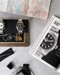 Load image into Gallery viewer, The Foxton Watch Stand - Charbon Black & American Black Walnut
