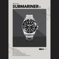 Load image into Gallery viewer, 'The Iconic' Watch Print Series - Rolex Submariner, No-Date
