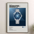 Load image into Gallery viewer, 'The Iconic' Watch Print Series - Omega Seamaster Professional 300 - Summer Blue Dial
