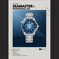 Load image into Gallery viewer, 'The Iconic' Watch Print Series - Omega Seamaster Professional 300 - Summer Blue Dial
