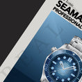 Load image into Gallery viewer, 'The Iconic' Watch Print Series - Omega Seamaster Professional 300 - Summer Blue Dial
