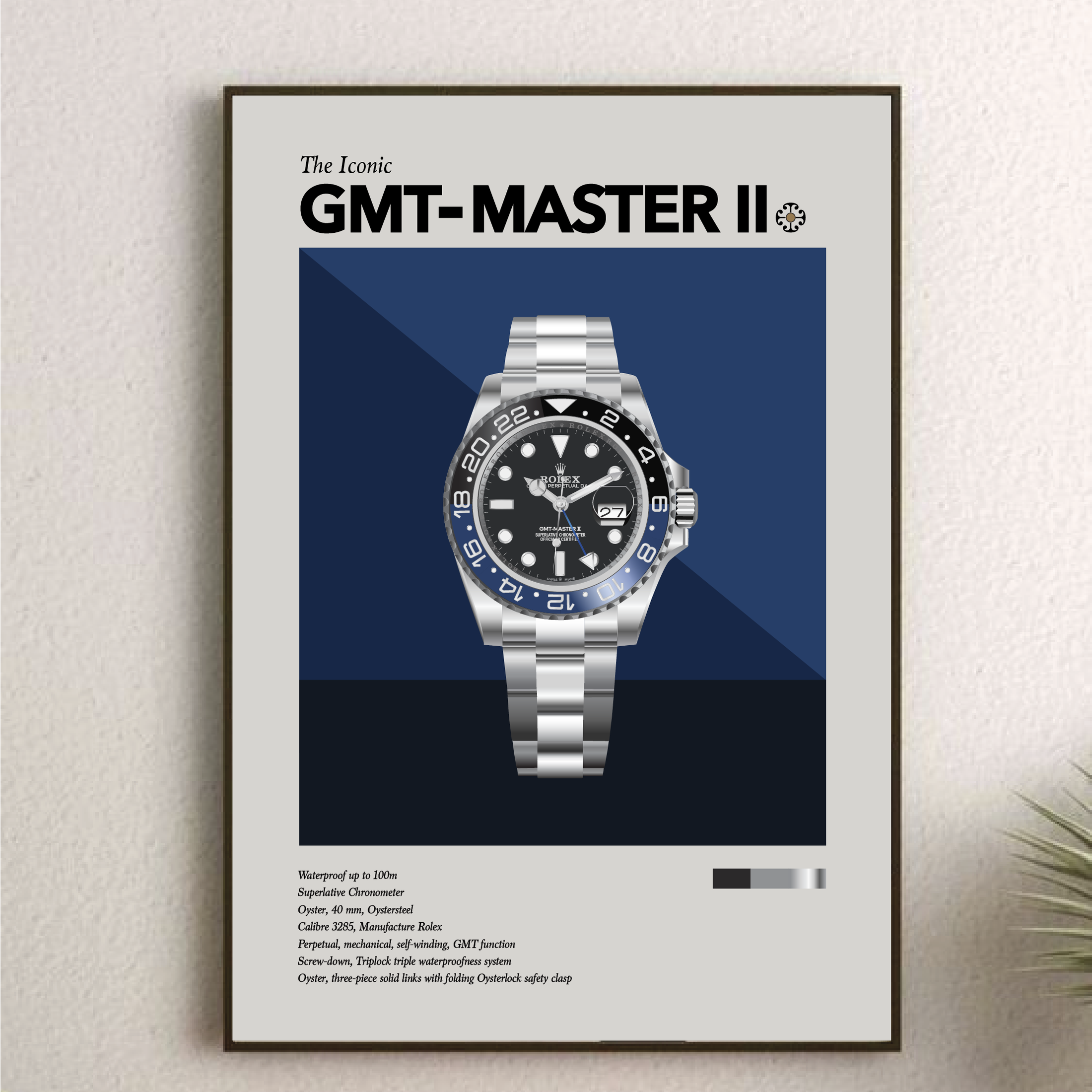 Rolex gmt master 2 batman sale