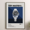 Load image into Gallery viewer, 'The Iconic' Watch Print Series - Rolex GMT Master II, Batman
