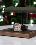 Load image into Gallery viewer, The Foxton Watch Stand - Forest Green & American Black Walnut
